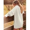 imageANRABESS Women Long Sleeve Oversized Cable Knit Chunky Baggy Loose Pullover Tunic Mini Sweater Dress 2025 Trendy Fall OutfitsWhite