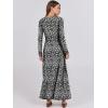 imageANRABESS Womens Long Sleeve Casual Maxi Dress Button Fit ampamp Flare ALine Swing Flowy Long Dresses 2025 Spring Trendy OutfitsBlack Floral