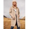 imageANRABESS Womens Open Front Knit Lightweight Cardigan Casual Long Coatigan Sweater Lady Jacket Coat 2025 Fall OuterwearApricort