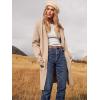 imageANRABESS Womens Open Front Knit Lightweight Cardigan Casual Long Coatigan Sweater Lady Jacket Coat 2025 Fall OuterwearApricort
