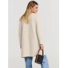 imageANRABESS Womens Open Front Knit Lightweight Cardigan Casual Long Coatigan Sweater Lady Jacket Coat 2025 Fall OuterwearBeige