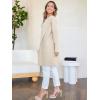 imageANRABESS Womens Open Front Knit Lightweight Cardigan Casual Long Coatigan Sweater Lady Jacket Coat 2025 Fall OuterwearBeige