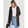 imageANRABESS Womens Open Front Knit Lightweight Cardigan Casual Long Coatigan Sweater Lady Jacket Coat 2025 Fall OuterwearBlack