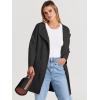 imageANRABESS Womens Open Front Knit Lightweight Cardigan Casual Long Coatigan Sweater Lady Jacket Coat 2025 Fall OuterwearBlack