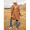 imageANRABESS Womens Open Front Knit Lightweight Cardigan Casual Long Coatigan Sweater Lady Jacket Coat 2025 Fall OuterwearCaramel