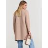imageANRABESS Womens Open Front Knit Lightweight Cardigan Casual Long Coatigan Sweater Lady Jacket Coat 2025 Fall OuterwearKhaki