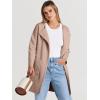 imageANRABESS Womens Open Front Knit Lightweight Cardigan Casual Long Coatigan Sweater Lady Jacket Coat 2025 Fall OuterwearKhaki