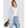 imageANRABESS Womens Open Front Knit Lightweight Cardigan Casual Long Coatigan Sweater Lady Jacket Coat 2025 Fall OuterwearLight Blue