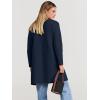 imageANRABESS Womens Open Front Knit Lightweight Cardigan Casual Long Coatigan Sweater Lady Jacket Coat 2025 Fall OuterwearNavy Blue