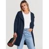 imageANRABESS Womens Open Front Knit Lightweight Cardigan Casual Long Coatigan Sweater Lady Jacket Coat 2025 Fall OuterwearNavy Blue