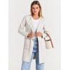 imageANRABESS Womens Open Front Knit Lightweight Cardigan Casual Long Coatigan Sweater Lady Jacket Coat 2025 Fall OuterwearOffwhite