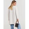 imageANRABESS Womens Open Front Knit Lightweight Cardigan Casual Long Coatigan Sweater Lady Jacket Coat 2025 Fall OuterwearOffwhite