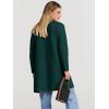 imageANRABESS Womens Open Front Knit Lightweight Cardigan Casual Long Coatigan Sweater Lady Jacket Coat 2025 Fall OuterwearOpal Green