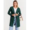 imageANRABESS Womens Open Front Knit Lightweight Cardigan Casual Long Coatigan Sweater Lady Jacket Coat 2025 Fall OuterwearOpal Green