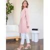 imageANRABESS Womens Open Front Knit Lightweight Cardigan Casual Long Coatigan Sweater Lady Jacket Coat 2025 Fall OuterwearPink