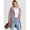 imageANRABESS Womens Open Front Knit Lightweight Cardigan Casual Long Coatigan Sweater Lady Jacket Coat 2025 Fall OuterwearPink Apricot
