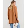 imageANRABESS Womens Open Front Knit Lightweight Cardigan Casual Long Coatigan Sweater Lady Jacket Coat 2025 Fall OuterwearRust