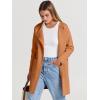 imageANRABESS Womens Open Front Knit Lightweight Cardigan Casual Long Coatigan Sweater Lady Jacket Coat 2025 Fall OuterwearRust
