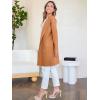 imageANRABESS Womens Open Front Knit Lightweight Cardigan Casual Long Coatigan Sweater Lady Jacket Coat 2025 Fall OuterwearRust