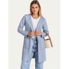 imageANRABESS Womens Open Front Knit Lightweight Cardigan Casual Long Coatigan Sweater Lady Jacket Coat 2025 Fall OuterwearSky Blue