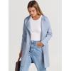 imageANRABESS Womens Open Front Knit Lightweight Cardigan Casual Long Coatigan Sweater Lady Jacket Coat 2025 Fall OuterwearSky Blue