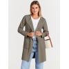 imageANRABESS Womens Open Front Knit Lightweight Cardigan Casual Long Coatigan Sweater Lady Jacket Coat 2025 Fall OuterwearTaupe