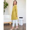 imageANRABESS Womens Open Front Knit Lightweight Cardigan Casual Long Coatigan Sweater Lady Jacket Coat 2025 Fall OuterwearYellow