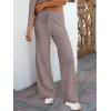 imageANRABESS Womens Two Piece Outfits Sweater Sets Waffle Knit Pullover Wide Leg Pants Tracksuit Sweatsuits Matching Lounge SetCamel