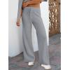 imageANRABESS Womens Two Piece Outfits Sweater Sets Waffle Knit Pullover Wide Leg Pants Tracksuit Sweatsuits Matching Lounge SetGrey