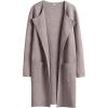 imageANRABESS Womens Open Front Knit Lightweight Cardigan Casual Long Coatigan Sweater Lady Jacket Coat 2025 Fall OuterwearPink Apricot