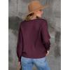 imageANRABESS Women Cardigan Sweaters 2024 Fall Oversized Button Open Front Knit Lightweight Cardigans Fall Outfits OuterwearBurgundy