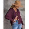 imageANRABESS Women Cardigan Sweaters 2024 Fall Oversized Button Open Front Knit Lightweight Cardigans Fall Outfits OuterwearBurgundy