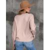 imageANRABESS Women Cardigan Sweaters 2024 Fall Oversized Button Open Front Knit Lightweight Cardigans Fall Outfits OuterwearPink