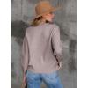 imageANRABESS Women Cardigan Sweaters 2024 Fall Oversized Button Open Front Knit Lightweight Cardigans Fall Outfits OuterwearPink Apricot