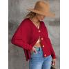 imageANRABESS Women Cardigan Sweaters 2024 Fall Oversized Button Open Front Knit Lightweight Cardigans Fall Outfits OuterwearRed