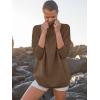 imageANRABESS Women Quarter Zip Oversized Casual Loose Rib Knit Cozy Pullover Sweaters Top 2025 Fall Fashion Outfits ClothesAlmond