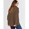 imageANRABESS Women Quarter Zip Oversized Casual Loose Rib Knit Cozy Pullover Sweaters Top 2025 Fall Fashion Outfits ClothesAlmond