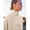 imageANRABESS Women Quarter Zip Oversized Casual Loose Rib Knit Cozy Pullover Sweaters Top 2025 Fall Fashion Outfits ClothesApricot