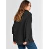 imageANRABESS Women Quarter Zip Oversized Casual Loose Rib Knit Cozy Pullover Sweaters Top 2025 Fall Fashion Outfits ClothesBlack