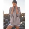 imageANRABESS Women Quarter Zip Oversized Casual Loose Rib Knit Cozy Pullover Sweaters Top 2025 Fall Fashion Outfits ClothesCamel
