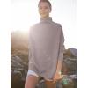 imageANRABESS Women Quarter Zip Oversized Casual Loose Rib Knit Cozy Pullover Sweaters Top 2025 Fall Fashion Outfits ClothesCamel