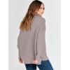 imageANRABESS Women Quarter Zip Oversized Casual Loose Rib Knit Cozy Pullover Sweaters Top 2025 Fall Fashion Outfits ClothesCamel