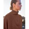 imageANRABESS Women Quarter Zip Oversized Casual Loose Rib Knit Cozy Pullover Sweaters Top 2025 Fall Fashion Outfits ClothesCoffee