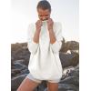 imageANRABESS Women Quarter Zip Oversized Casual Loose Rib Knit Cozy Pullover Sweaters Top 2025 Fall Fashion Outfits ClothesCream