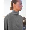 imageANRABESS Women Quarter Zip Oversized Casual Loose Rib Knit Cozy Pullover Sweaters Top 2025 Fall Fashion Outfits ClothesDark Gray