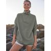 imageANRABESS Women Quarter Zip Oversized Casual Loose Rib Knit Cozy Pullover Sweaters Top 2025 Fall Fashion Outfits ClothesGrass