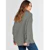 imageANRABESS Women Quarter Zip Oversized Casual Loose Rib Knit Cozy Pullover Sweaters Top 2025 Fall Fashion Outfits ClothesGrass
