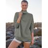 imageANRABESS Women Quarter Zip Oversized Casual Loose Rib Knit Cozy Pullover Sweaters Top 2025 Fall Fashion Outfits ClothesGrass
