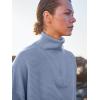 imageANRABESS Women Quarter Zip Oversized Casual Loose Rib Knit Cozy Pullover Sweaters Top 2025 Fall Fashion Outfits ClothesGray Blue