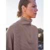 imageANRABESS Women Quarter Zip Oversized Casual Loose Rib Knit Cozy Pullover Sweaters Top 2025 Fall Fashion Outfits ClothesNutmeg